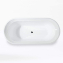 Arbe Oval-Shaped Resin Freestanding Bathtub Offers