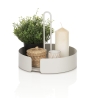 Joko White Metal Round Tray Organizer On Sale
