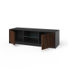 Modern TV Stand with Fluted Front Doors 150x50x45cm Budapest Characteristics