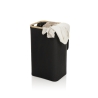 Mark Bamboo and Fabric Laundry Basket On Sale
