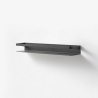 Reversible Wall Shelf in Matte Metal, Modern Design Ryo Discounts