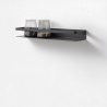 Reversible Wall Shelf in Matte Metal, Modern Design Ryo Offers
