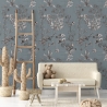 Elegant Floral Leaf Wallpaper for Bedroom On Sale