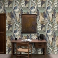 Victorian Arts and Craft Artistic Floral Design Wallpaper Promotion