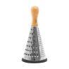 Bisetti 3-Blade Stainless Steel Cone Grater with Wooden Handle Promotion