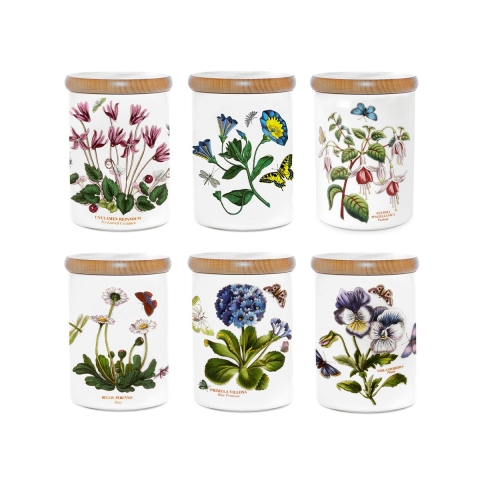 Hermetic jar 14 cm in porcelain Portmeirion Botanic Garden Promotion