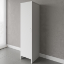 White PVC Laundry Bathroom Column with Door D8FC9006K Negrari On Sale