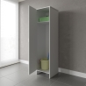 White PVC Laundry Bathroom Column with Door D8FC9006K Negrari Sale