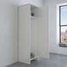 White PVC Laundry Bathroom Column with Door D8FC9006K Negrari Catalog