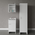 Laundry Room Furniture Set with Wall Cabinet and Tall Unit Negrari COMP 5 Promotion