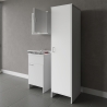 Laundry Room Furniture Set with Wall Cabinet and Tall Unit Negrari COMP 5 On Sale