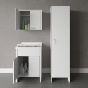Negrari COMP 6 Laundry Room Set: Wall-Mounted Sink and Storage Column On Sale