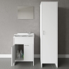 Negrari COMP 8 Laundry Cabinet Set with Mirror and Laundry Column Promotion