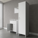Negrari COMP 8 Laundry Cabinet Set with Mirror and Laundry Column On Sale