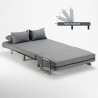 Deborah Twin Sofa Chair Bed - Foldable Upholstered Twin Size 