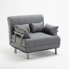 Deborah Twin Sofa Chair Bed - Foldable Upholstered Twin Size 