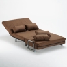 Deborah Twin folding fabric sofa bed armchair 