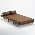 Deborah Twin folding fabric sofa bed armchair 