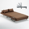 Deborah Twin folding fabric sofa bed armchair 