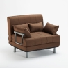 Deborah Twin folding fabric sofa bed armchair 