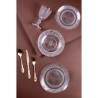 18-Piece Imperial Glass Dinnerware Set for 6 People with Transparent Design Choice Of