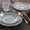 18-Piece Imperial Glass Dinnerware Set for 6 People with Transparent Design On Sale