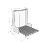 Sofà Kentaro Queen Size Murphy Bed with Sofa Cost