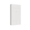French Wall Bed 140x190 with Overhead Cabinet Kentaro On Sale