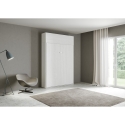 French Wall Bed 140x190 with Overhead Cabinet Kentaro Offers