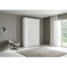 French Wall Bed 140x190 with Overhead Cabinet Kentaro Offers