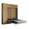 Kentaro Queen Size Murphy Bed 160x190cm with Column and Cabinets Bulk Discounts