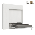 Kentaro Queen Size Murphy Bed 160x190cm with Column and Cabinets Promotion
