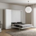 French Murphy Bed with Column 140x190 Kentaro Promotion