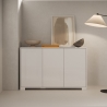 Lumina Modern Sideboard with 3 Doors, 130x40x83 cm, for Living Room or Kitchen On Sale