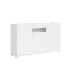 Modern Design Sideboard with 3 Doors and Smoked Glass 130x40x81 Riflesso Discounts