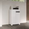 Modern Space-Saving High Cabinet with 2 Doors 70x35x110 Riflesso On Sale