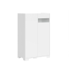 Modern Space-Saving High Cabinet with 2 Doors 70x35x110 Riflesso Discounts