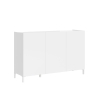 Solaria Minimalist Sideboard with 3 Doors for Living Room or Dining Room, 130x40x84 cm Discounts