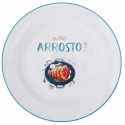 Set of 6 Flat Ceramic Plates with Assorted Designs Le Travisate Offers