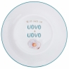 Set of 6 Flat Ceramic Plates with Assorted Designs Le Travisate Bulk Discounts