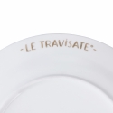 Set of 6 Flat Ceramic Plates with Assorted Designs Le Travisate Choice Of
