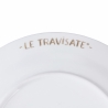 Set of 6 Flat Ceramic Plates with Assorted Designs Le Travisate Choice Of