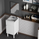 Negrari COMP 3 Laundry Sink Set with Door and Mirror 60x45cm On Sale