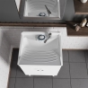 Negrari COMP 4 Glossy Sink Cabinet Set with Mirror, 60x45cm On Sale
