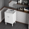 Negrari COMP 4 Glossy Sink Cabinet Set with Mirror, 60x45cm Promotion