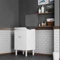 Negrari COMP 4 Glossy Sink Cabinet Set with Mirror, 60x45cm Offers