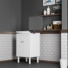 Negrari COMP 4 Glossy Sink Cabinet Set with Mirror, 60x45cm Offers