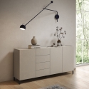 Solaria 3-Door 4-Drawer Modern Minimalist Sideboard 174x40x84 On Sale
