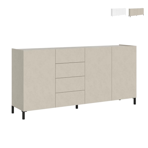Solaria 3-Door 4-Drawer Modern Minimalist Sideboard 174x40x84 Promotion