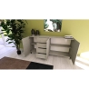 Solaria 3-Door 4-Drawer Modern Minimalist Sideboard 174x40x84 Bulk Discounts
